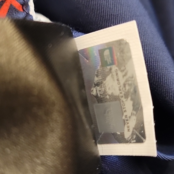 NWOT The North Face Elastic Waist Blue & Orange Athletic Gym Shorts Size Large - Picture 8 of 15